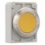 M30I-FDR-Y Pushbutton, RMQ-Titan, flat, maintained, yellow, blank, Front ring stainless steel thumbnail 7
