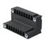 PCB plug-in connector, male header, Flange, THT/THR solder connection, 3.81 mm, Number of poles: 10, 90°, Solder pin length (l): 3.2 mm, tinned, black, Box thumbnail 1