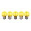 EcoPack 5pcs LED Filament G45 E27 0.6W Yellow PC thumbnail 3