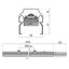 TRY RAIL-M3/5P L=4305mm(+OPHANGBEUGELS) thumbnail 4