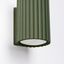 GREEN WALL LAMP WITH ELEGANT GROOVES ON THE LAMPSHADE FROM THE KARBON OLIVE GREEN SERIES thumbnail 4