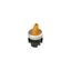 Short handle selector, 2 positions orange with marking thumbnail 2