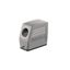 HDC enclosures, Size: 2, Protection degree: IP65, in plugged condition, Cable entry from side, Plug housing, End-locking clamp, lower side, Standard, Size of cable entries: M 20 thumbnail 1