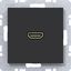 HDMI socket, A.x/C.x, matte night black thumbnail 1