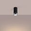 CEILING LAMP NERO 12.5 BLACK/CHROME 1XGU10 thumbnail 6