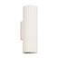 CARBON VERTICAL WALL LAMP WITH BEIGE MINIMALISTIC LAMPSHADE FOR DINING ROOM 2XGU10 thumbnail 1