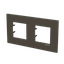 Frame 2-gang - Niessen logo - Anthracite thumbnail 2
