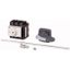 Main switch, P3, 100 A, rear mounting, 3 pole, 1 N/O, 1 N/C, STOP function, with black rotary handle and lock ring (K series), Lockable in the 0 (Off) thumbnail 1