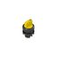 Short handle selector, 3 positions yellow with marking thumbnail 2