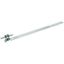 Roof conductor holder UNIgrip StSt H 20mm Rd 8mm w. embossed brace L 4 thumbnail 1