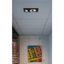 KADUX, recessed ceiling light, triple, 3000K, 38°, IP 20, square, black thumbnail 3