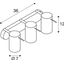 ASTO TUBE III wall and ceiling light, alu brushed, 3x GU10, max. 3x 75W thumbnail 2