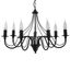 CHANDELIER MINERVA 7 BLACK E14 7X40W IP20 thumbnail 3