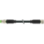 M8 male 0° / M8 female 0° A-cod. PUR 4x0.25 bk UL/CSA+ drag 1.3m thumbnail 2