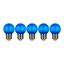 EcoPack 5pcs LED Filament G45 E27 0.6W Blue PC thumbnail 3