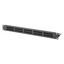 UAE 50x8(4) Cat.3 patch panel, steel black thumbnail 1