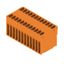 PCB plug-in connector, male header, closed side, THT solder connection, 3.81 mm, Number of poles: 24, 180°, Solder pin length (l): 3.2 mm, tinned, orange, Box thumbnail 2