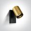 BRUSHED BRASS GU10 10W DARK LIGHT WITH SWITCH thumbnail 1