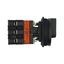 P3 Main switch, 80 A,Rear mounting, 3 pole, Form V/SVB, Black, Door co thumbnail 6