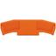 End and intermediate plate 5 mm thick orange thumbnail 1
