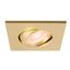 UNIVERSAL DOWNLIGHT cover, for downlight IP20, pivoting, square, gold matt thumbnail 2