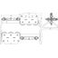 Wire straightener St/gal Zn f. Rd 7-10mm w. 10 guide pulleys a. handle thumbnail 2
