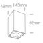 WHITE LED 6W WW 38deg IP20 230V thumbnail 3