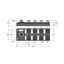 I/O Hub for Connecting Digital Signals to IO-Link Master 8 Digital PNP Outputs 0.5 A   TBIL-M1-8DOP thumbnail 2