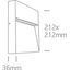 ANTHRACITE WALL LIGHT 9W WW IP54 230V thumbnail 2