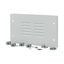 XTSZCSV4-H250W425 Section wide cover, HxW=250x425mm, IP42, grey thumbnail 4