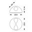 Self-adhesive cable holder UKSO-1, 1xØ9mm, color: black thumbnail 2
