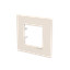 Frame 1-gang - Niessen logo - White thumbnail 2