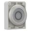 M30C-FDRL-W-X0 Illuminated pushbutton actuator, RMQ-Titan, Flat, maintained, White, inscribed 0, Metal bezel thumbnail 7