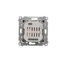 Two-pole switch, (module), 10AX, quick connection, white thumbnail 2