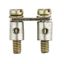 Cross-connector (terminal), when screwed in, grey, 57 A, Number of poles: 3, Pitch in mm (P): 9.90, Insulated: No, Width: 26.8 mm thumbnail 1