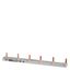 Pin busbar 3PH 10 mm2, 12 MW gray, Pin busbar, Fixed length 210 mm for thumbnail 2
