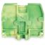 End plate with fixing flange M4 2.5 mm thick green-yellow thumbnail 4