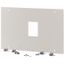 XMN44F04C-XMV Front plate, NZM4, 4p, fixed version, rotary handle with interlock, W=425mm thumbnail 1