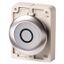 M30I-FDL-W-X0 Illuminated pushbutton actuator, RMQ-Titan, flat, momentary, White, inscribed 0, Front ring stainless steel thumbnail 1