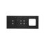 Double frame, metal, black inox thumbnail 2
