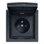 Asfora-outlet pinE-16A lid shutt IP44 an thumbnail 2