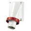 Wall mounted inlet, 125A4p6h400V, IP67 thumbnail 1