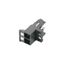 PCB plug-in connector, Connection element, left, male header, open side, THT/THR solder connection, 5.00 mm, Number of poles: 2, 90°, Solder pin length (l): 3.2 mm, tinned, black, Tape thumbnail 1