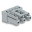 Socket for PCBs angled 3-pole gray thumbnail 3