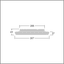 NOVS M 3500-840 DI HF WH - Wall/Ceiling mounted LED luminaire thumbnail 3