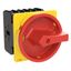 P3 Main switch, 80 A,Flush mounting, 3 pole, Form E, Red, Door couplin thumbnail 6
