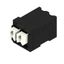 Printed circuit board terminals, 3.50 mm, Number of poles: 2, 90°, Solder pin length (l): 1.5 mm, black, PUSH IN with actuator, Clamping range, max. : 1.5 mm², Tube thumbnail 2