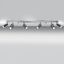 RING CEILING LAMP 6L CHROME GU10 6X40W IP20 thumbnail 4