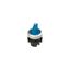 Illuminated short handle selector, 2 positions blue with marking thumbnail 2