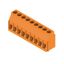 Printed circuit board terminals, 5.00 mm, Number of poles: 9, 90°, Solder pin length (l): 3.2 mm, tinned, orange, Clamping yoke connection, Clamping range, max. : 6 mm², Box thumbnail 2